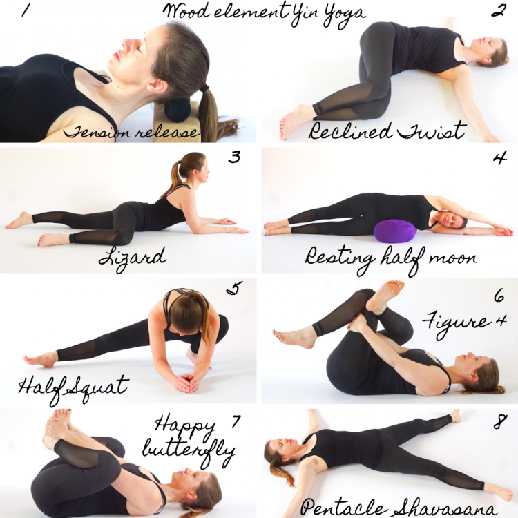 Yin Yoga - Hout Element Les - Hout element sequence AcuYin lente - Pure